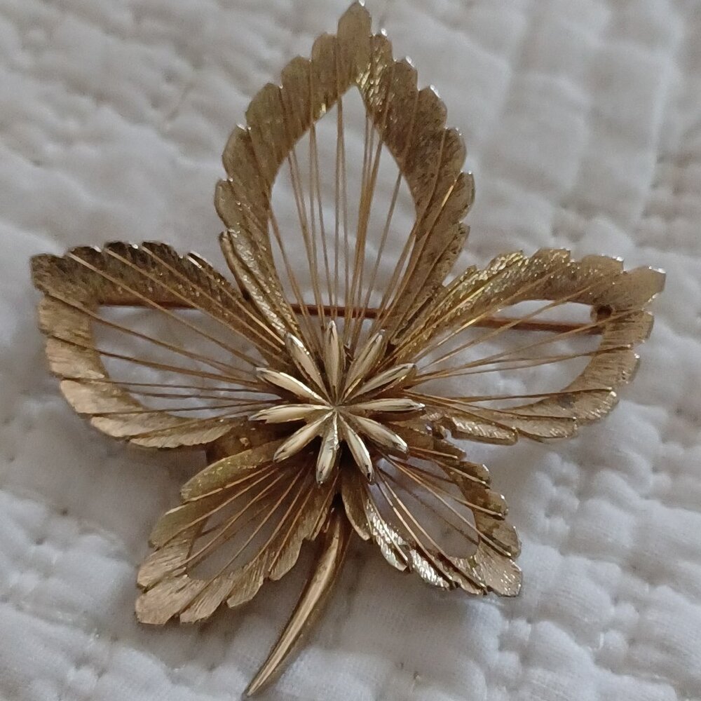 Maple Leaf Brooch